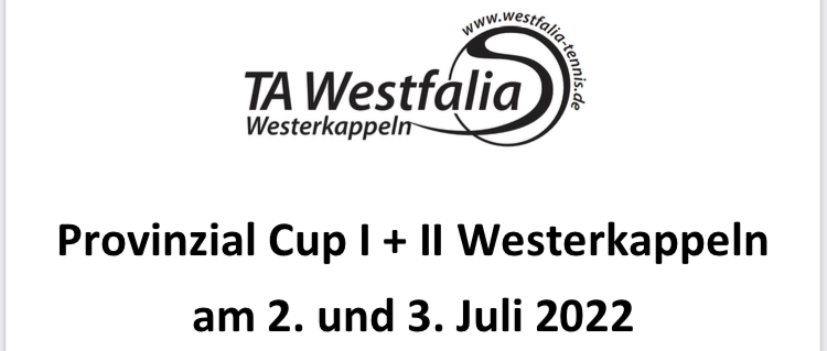 Provinzial Cup I + II Westerkappeln